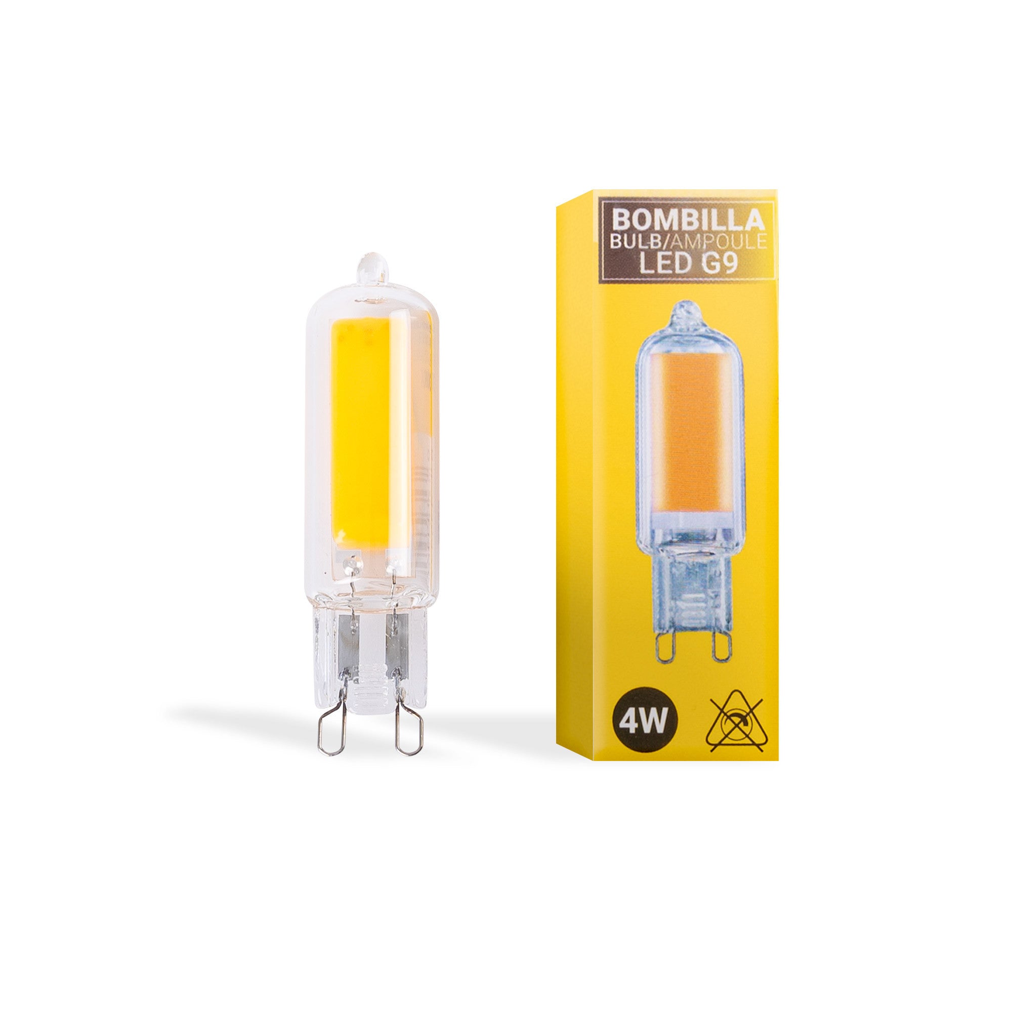 Bombilla LED G9 220-240V AC - COB - 360º - 4W & Bombilla LED G9 220-240V AC - COB - 360º - 4W