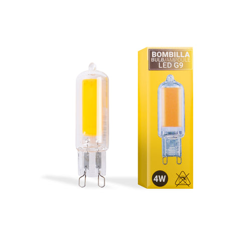 G9 LED bulb 220-240V AC - COB - 360º - 4W