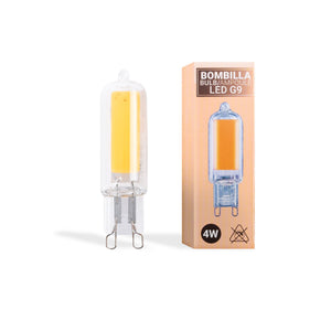 Bombilla LED G9 220-240V AC - COB - 360º - 4W (8) & Bombilla LED G9 220-240V AC - COB - 360º - 4W