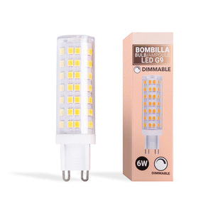 Bombilla LED G9 tubular 220-240V AC - 6W - Regulable (9)