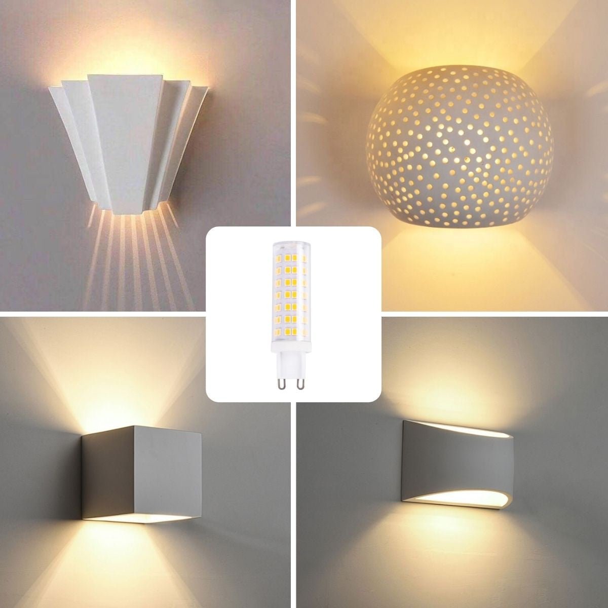 Bombilla LED G9 tubular 220-240V AC - 6W - Regulable - Barcelona Led-
