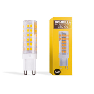 Bombilla LED G9 tubular 220-240V AC - 6W (13) & Bombilla LED G9 tubular 220-240V AC - 6W