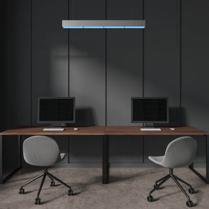 Luminaria lineal colgante "Blue Skylight" SMART - CCT - Efecto cielo - 48W - UGR16 (1)