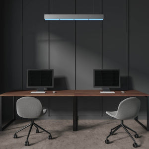 Luminaria lineal colgante "Blue Skylight" SMART - CCT - Efecto cielo - 48W - UGR16 (1)