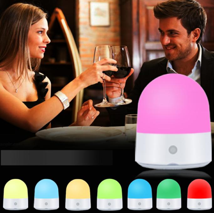 Lámpara portátil LED RGB "Compi" - Táctil - 3W - IP44