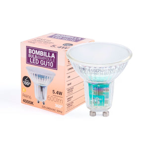Bombilla LED GU10 6W cristal - 740lm - PAR16 - 100° - Barcelona Led-