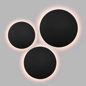 Aplique LED de pared circular "Eclipsis" 12W - 3000K - CRI90 - Driver KeGu - IP20 - Barcelona Led-Decoración