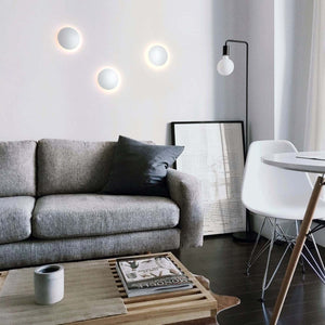 Aplique LED de pared circular "Eclipsis" 6W - 3000K - CRI90 - Driver KeGu - IP20 - Barcelona Led-Decoración