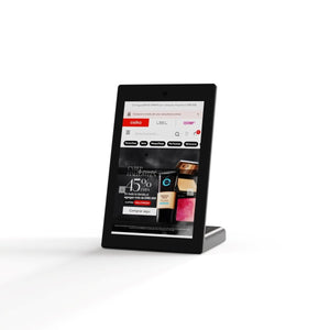 Display publicitario LCD de mesa 10.1'' con cámara - Táctil - Android 11 - Barcelona Led-Signage