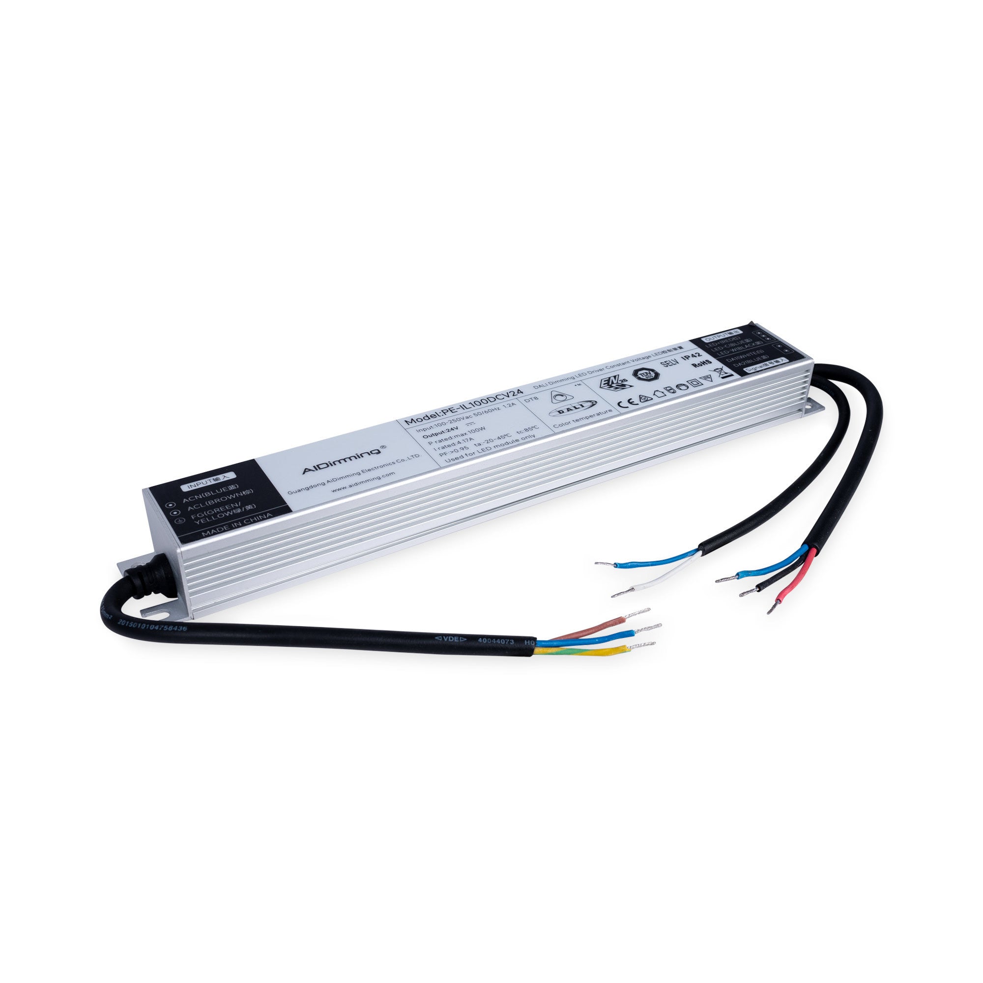 Fuente de alimentación regulable DALI DT8 - 24V DC - 4.17A - 100W (1)
