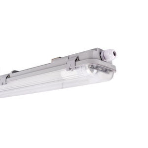 Kit pantalla estanca doble 120cm + 2 tubos LED T8 18W - 6000K (10)