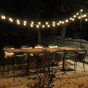 Guirnalda Exterior conectable en serie IP44 6,5m con 10 casquillos E27 - Barcelona Led-