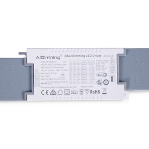 Driver regulable DALI + 1/0-10V + PUSH - 9-42V DC - Multicorriente (200-500mA) (1)
