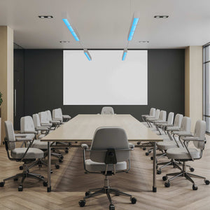 Luminaria lineal colgante "Blue Skylight" SMART - CCT - Efecto cielo - 48W - UGR16 (22)