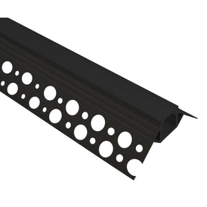 Perfil de aluminio integración escayola/pladur para esquina exterior - Tira LED hasta 10 mm - 2 metros - Barcelona Led-