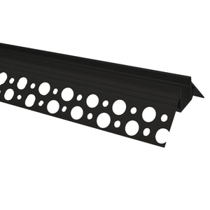 Perfil de aluminio integración escayola/pladur para esquina exterior - Tira LED hasta 10 mm - 2 metros - Barcelona Led-