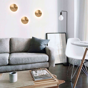 Aplique LED de pared circular "Eclipsis" 6W - 3000K - CRI90 - Driver KeGu - IP20 - Barcelona Led-Decoración