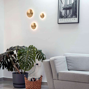 Aplique LED de pared circular "Eclipsis" 12W - 3000K - CRI90 - Driver KeGu - IP20 - Barcelona Led-Decoración