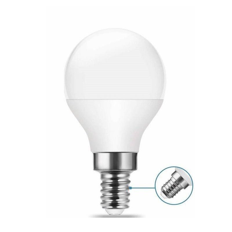 Bombilla Esférica LED E14 G45 5W Opal - Barcelona Led-