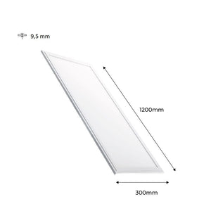 Panel LED slim de superficie 120X30 cm - Driver Philips - 44W - UGR19 - Con KIT de montaje (16)