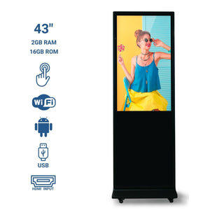 Display publicitario LED Full HD de 43'' - IP20 - Barcelona Led-Signage