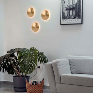 Aplique LED de pared circular "Eclipsis" 12W - 3000K - CRI90 - Driver KeGu - IP20 - Barcelona Led-Decoración