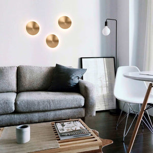 Aplique LED de pared circular "Eclipsis" 12W - 3000K - CRI90 - Driver KeGu - IP20 - Barcelona Led-Decoración