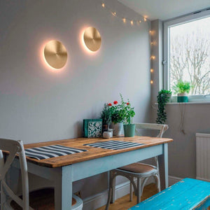 Aplique LED de pared circular "Eclipsis" 18W - 3000K - CRI90 - Driver KeGu - IP20 - Barcelona Led-Decoración