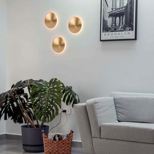 Aplique LED de pared circular "Eclipsis" 18W - 3000K - CRI90 - Driver KeGu - IP20 - Barcelona Led-Decoración