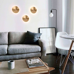 Aplique LED de pared circular "Eclipsis" 18W - 3000K - CRI90 - Driver KeGu - IP20 - Barcelona Led-Decoración