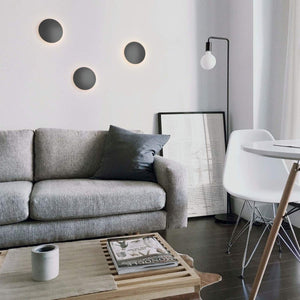 Aplique LED de pared circular "Eclipsis" 12W - 3000K - CRI90 - Driver KeGu - IP20 - Barcelona Led-Decoración