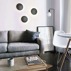 Aplique LED de pared circular "Eclipsis" 18W - 3000K - CRI90 - Driver KeGu - IP20 - Barcelona Led-Decoración