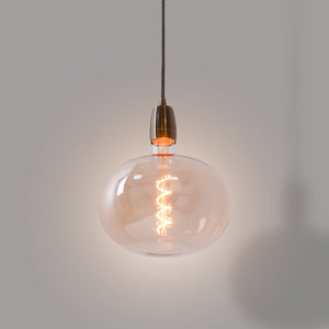 Bombilla decorativa LED de filamento "Decor" - E27 R220 - Regulable - 4W - 1800K - Barcelona Led-