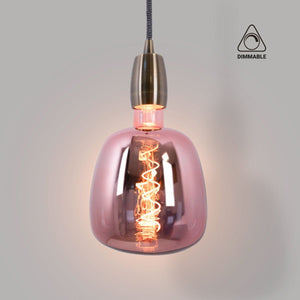 Bombilla decorativa LED de filamento - E27 D140 - Regulable - 4W - 1800K - Barcelona Led-