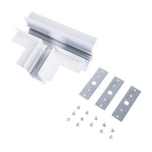 Unión en "T" para carriles magnéticos empotrables 20mm - Barcelona Led-Accesorios