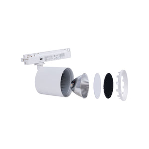 Proyector LED para carril monofásico CCT - 40W - CRI 90 (7)