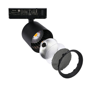 Proyector LED para carril trifásico 4000K - 40W - CRI 95 - Driver Philips Xitanium - Barcelona Led-