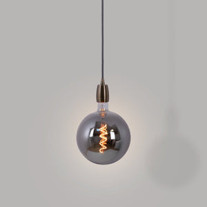 Bombilla decorativa globo filamento con tinte ahumado "Smoky" E27 G200 - Regulable - 4W - 1800K - Barcelona Led-