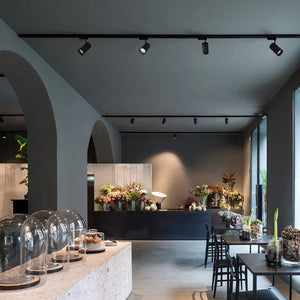 Proyector LED para carril trifásico CCT 40W - CRI 90 - Driver KGP - Negro (3)