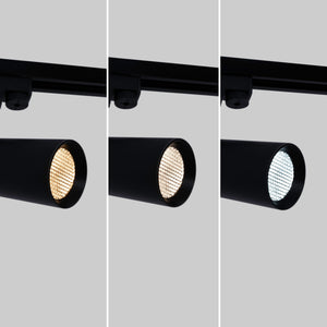 Proyector LED para carril monofásico CCT - 10W - CRI 90 - Driver KGP - Negro (9)