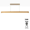 Wooden pendant lamp
