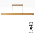 Wooden pendant lamp