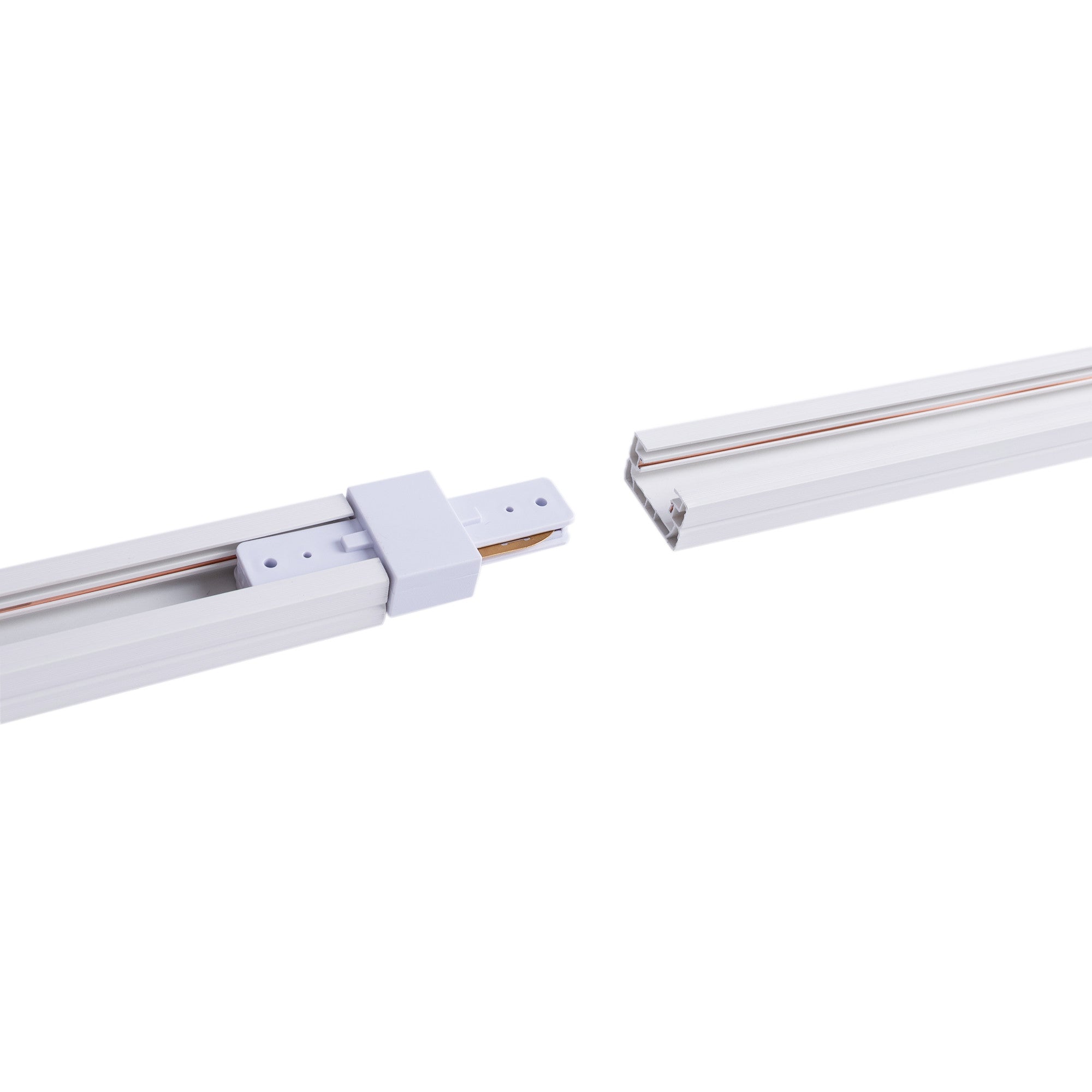 Unión rígida recta para carril monofásico de PVC ( Ref.: BTMP) (1)