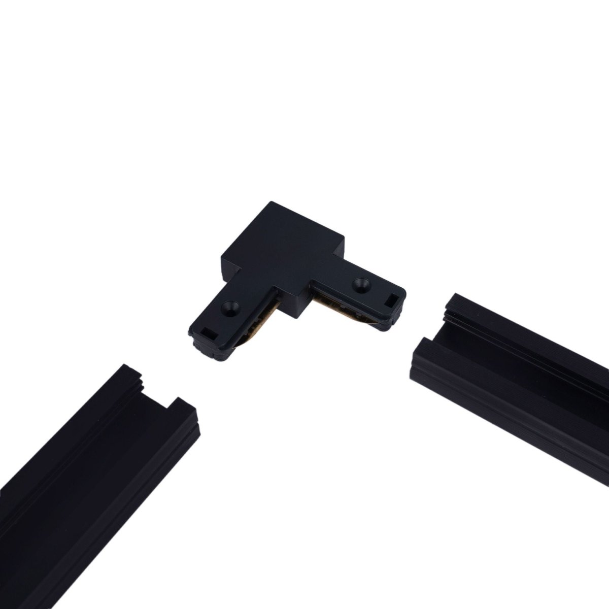 Unión rígida a 90º para carril monofásico de PVC ( Ref.: BTMP) - Barcelona Led-Accesorios