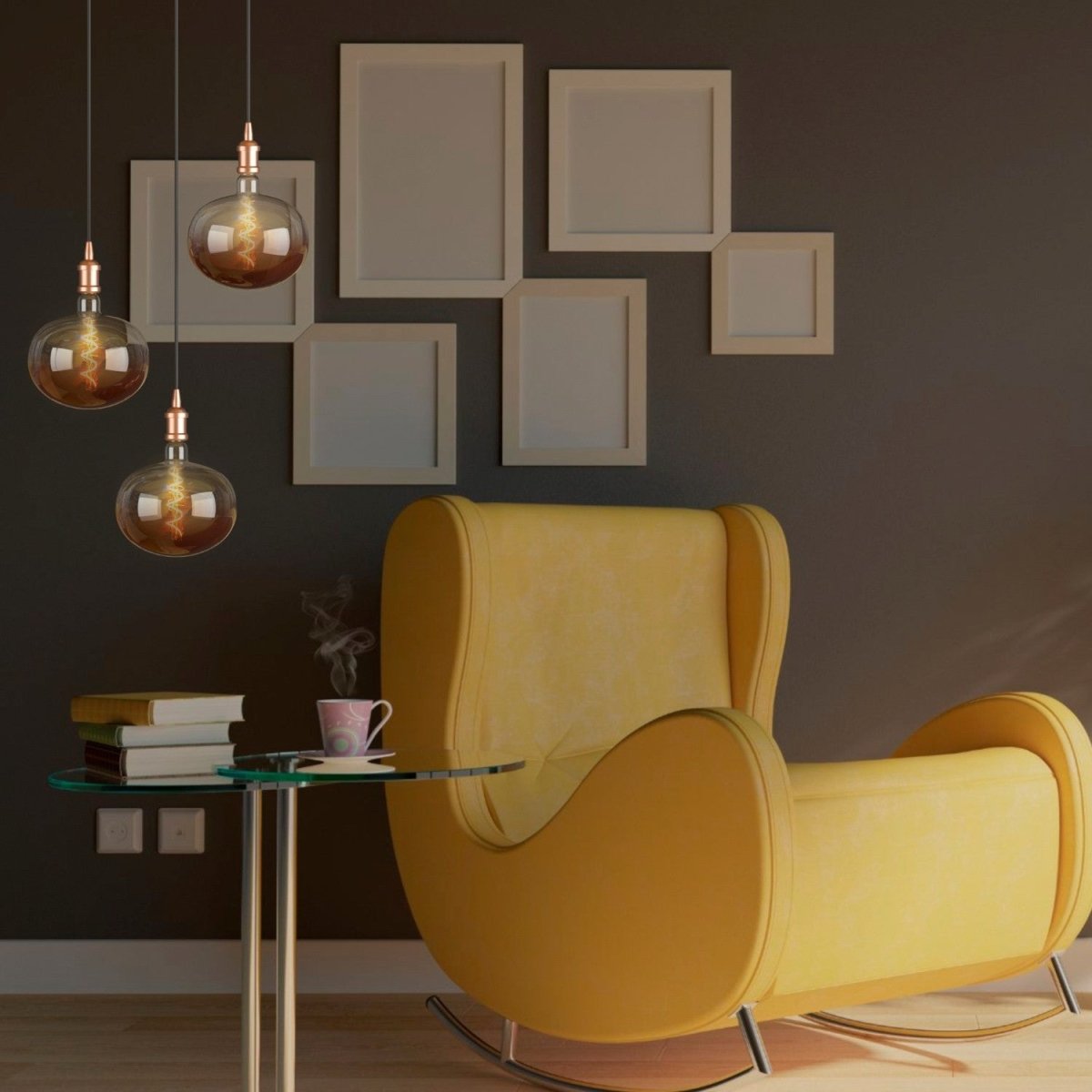 Bombilla decorativa LED de filamento "Decor" - E27 R220 - Regulable - 4W - 1800K (1)