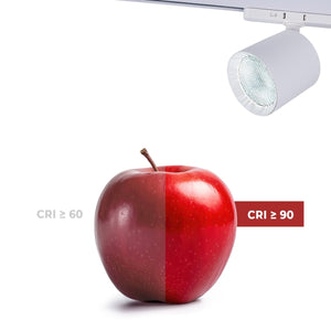 Proyector LED para carril trifásico CCT 40W - CRI 90 - Driver KGP - Barcelona Led-