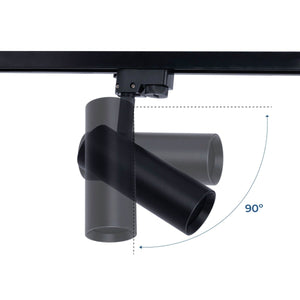 Proyector LED para carril monofásico CCT - 10W - CRI 90 - Driver KGP - Barcelona Led-