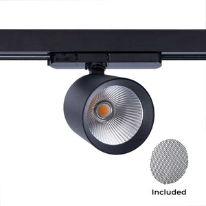 Proyector LED para carril trifásico CCT 40W - CRI 90 - Driver KGP - Barcelona Led-