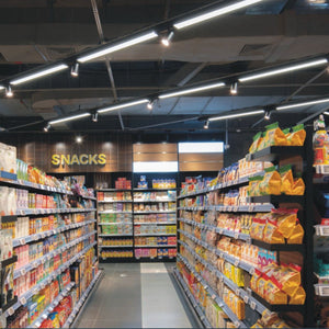 Proyector LED lineal orientable para carril trifásico 40W - CCT - CRI90 - Driver KGP - Negro (5)