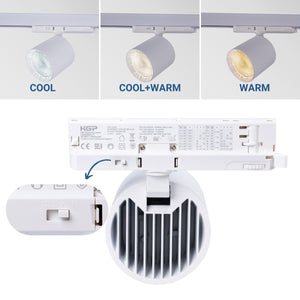 Proyector LED para carril trifásico CCT 40W - CRI 90 - Driver KGP - Barcelona Led-